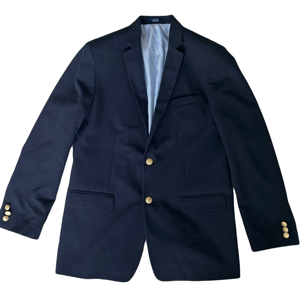 Boys Navy Blazer Size 18